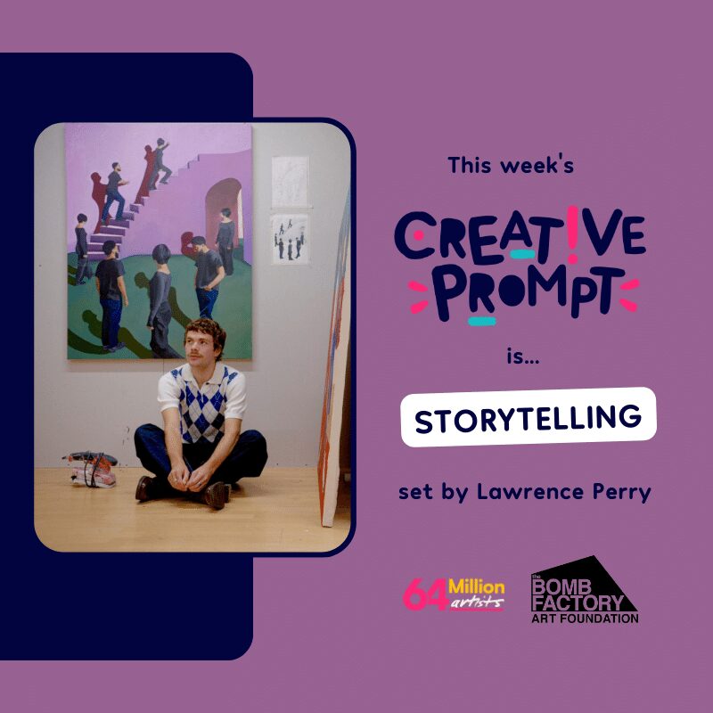 This April, The Bomb Factory Art Foundation presents a line up of creative prompts from resident artists of their studios that engage with the local community through their work.