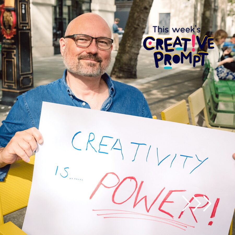 Creativity and Wellbeing Week! This week, we invite you to use your creativity to explore what 'well' being means to you.